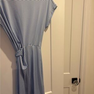 Blue Striped Dress